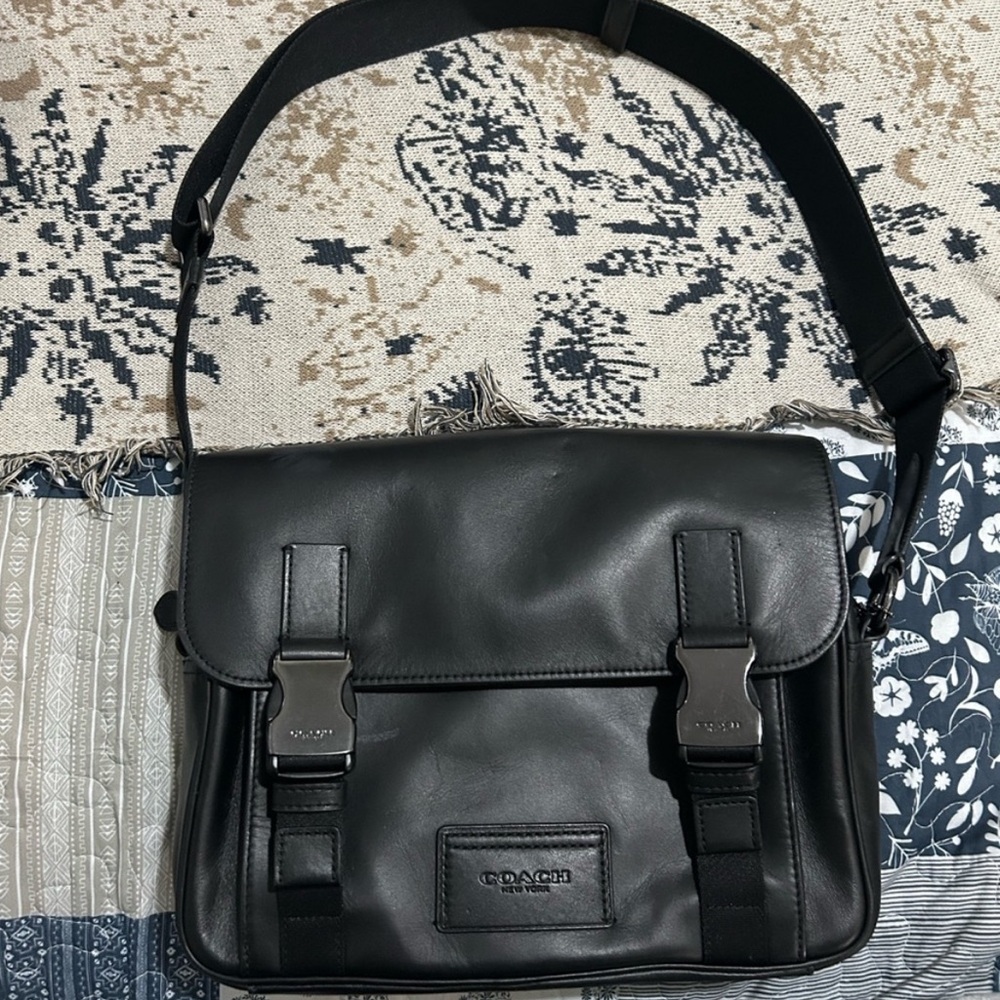 Coach Black Leather Bag